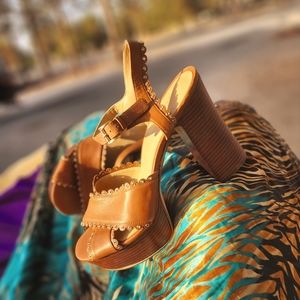 Michael kors high platform sandals